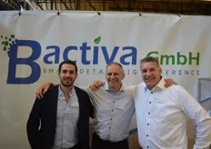 Bashar Al Talli, Cor Driessen and Arjen Verwer with Bactiva
